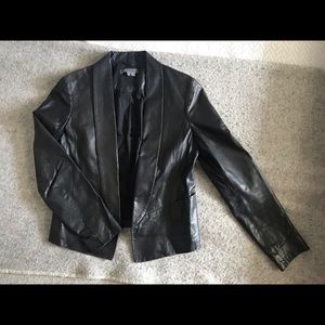 Vince lamb leather blazer, size 2.